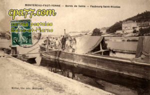 Montereau Fault Yonne (Seine-et-Marne) - Bords de Seine – Faubourg Saint-Nicolas