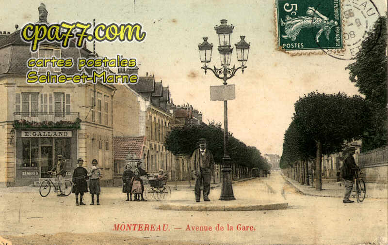 Montereau Fault Yonne (Seine-et-Marne) - Avenue de la Gare