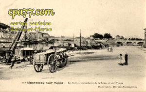 Montereau Fault Yonne (Seine-et-Marne) - Le Port et le Confluent de la Seine et de l&rsquo;Yonne