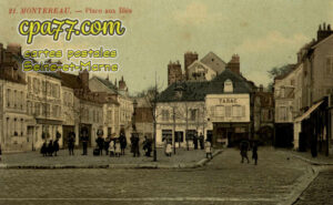 Montereau Fault Yonne (Seine-et-Marne) - Place aux Blés