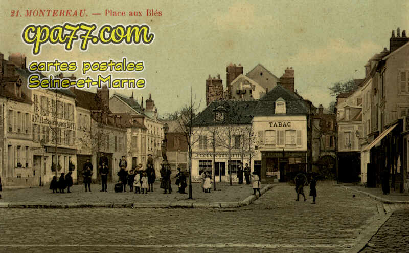 Montereau Fault Yonne (Seine-et-Marne) - Place aux Blés