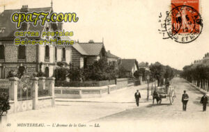 Montereau Fault Yonne (Seine-et-Marne) - L&rsquo; Avenue de la Gare