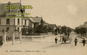 Montereau Fault Yonne (Seine-et-Marne) - L&rsquo;Avenue de la Gare