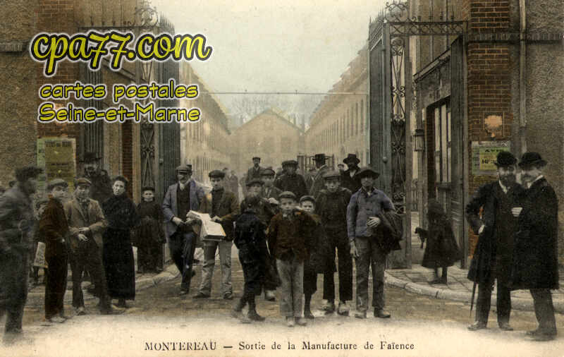 Montereau Fault Yonne (Seine-et-Marne) - Sortie de la Manufacture de Faïence