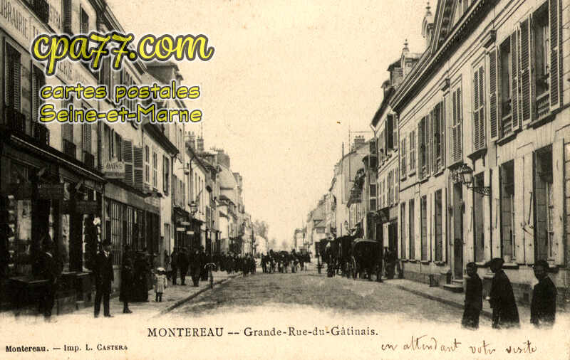 Montereau Fault Yonne (Seine-et-Marne) - Grande-Rue-du-Gâtinais
