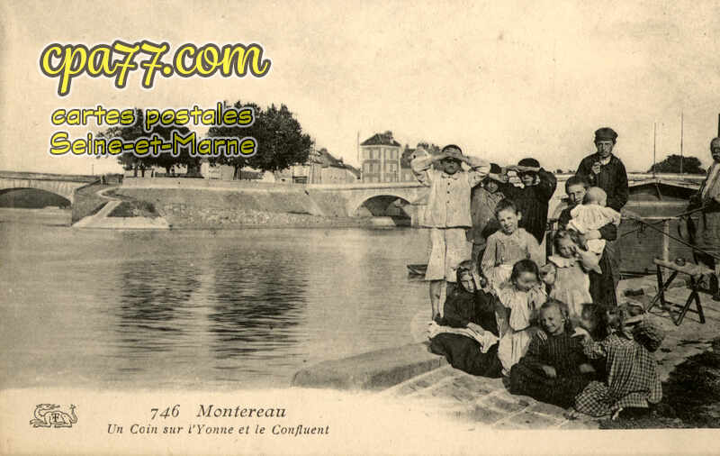 Montereau Fault Yonne (Seine-et-Marne) - Un coin sur l&rsquo;Yonne et le Confluent