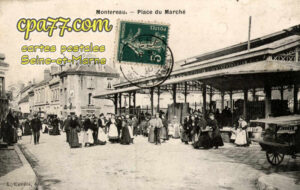 Montereau Fault Yonne (Seine-et-Marne) - Place du Marché