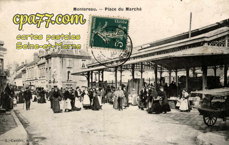 Montereau Fault Yonne (Seine-et-Marne) - Place du Marché
