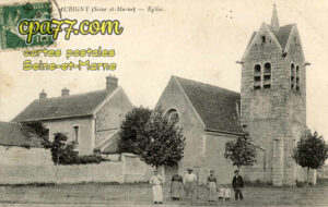 Montereau Sur Le Jard (Seine-et-Marne) - Eglise d&rsquo;Aubigny
