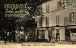 Montévrain (Seine-et-Marne) - La Place et la Maison FOSSERIER