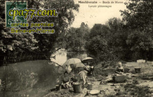 Montévrain (Seine-et-Marne) - Bords de Marne – Lavoir pittoresque