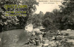 Montévrain (Seine-et-Marne) - Bords de Marne – Lavoir pittoresque