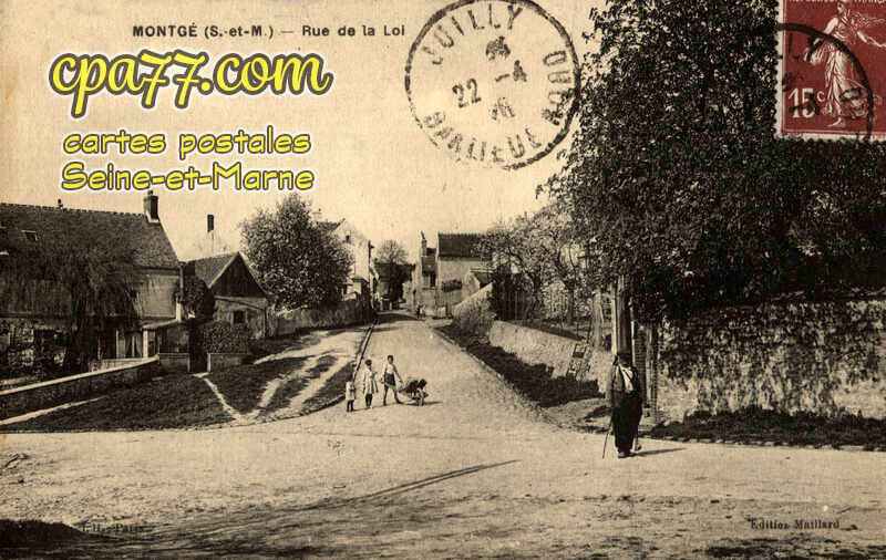 Montgé En Goële (Seine-et-Marne) - Rue de la Loi