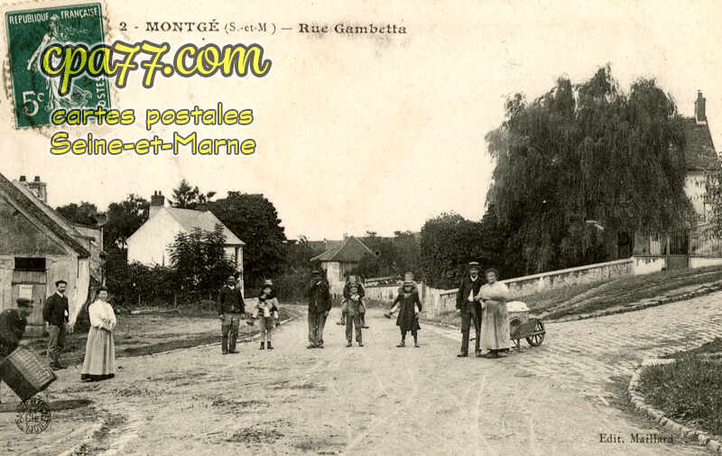 Montgé En Goële (Seine-et-Marne) - Rue Gambetta