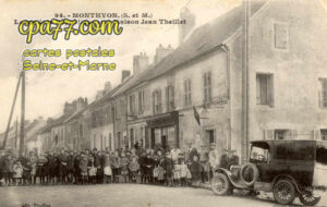 Monthyon (Seine-et-Marne) - La Rue de la République et la Maison Jean Theillet