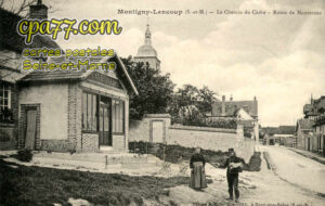 Montigny Lencoup (Seine-et-Marne) - Le Chemin du Cèdre – Route de Montereau