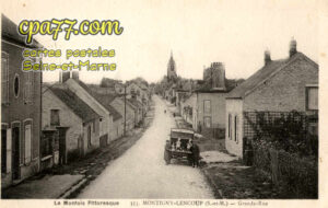 Montigny Lencoup (Seine-et-Marne) - Le Montois Pittoresque – Grande-Rue
