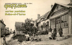 Montigny Lencoup (Seine-et-Marne) - Café du Cèdre