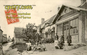 Montigny Lencoup (Seine-et-Marne) - Café du Cèdre