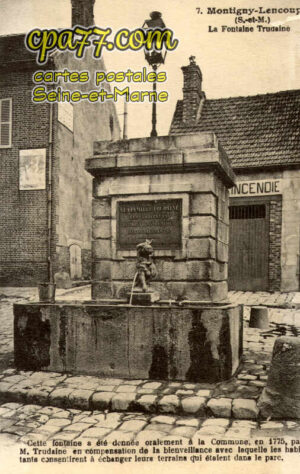 Montigny Lencoup (Seine-et-Marne) - La Fontaine Trudaine