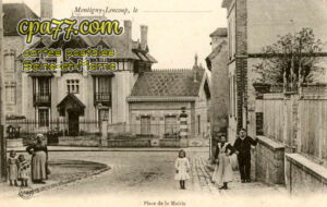 Montigny Lencoup (Seine-et-Marne) - Place de la Mairie