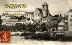 Montigny Sur Loing (Seine-et-Marne) - Le Village vu du Bord du Loing