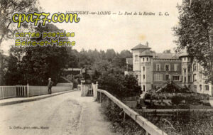 Montigny Sur Loing (Seine-et-Marne) - Le Pont et la Rivière