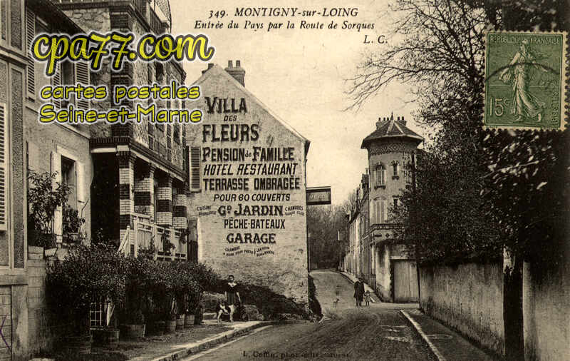 Montigny Sur Loing (Seine-et-Marne) - Entrée du Pays par la Route de Sorques