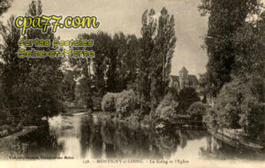 Montigny Sur Loing (Seine-et-Marne) - Le Loing et l&rsquo;Eglise