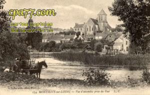 Montigny Sur Loing (Seine-et-Marne) - Vue d’ensemble prise du Gué