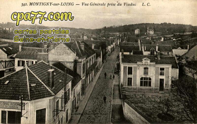 Montigny Sur Loing (Seine-et-Marne) - Vue Générale prise du Viaduc