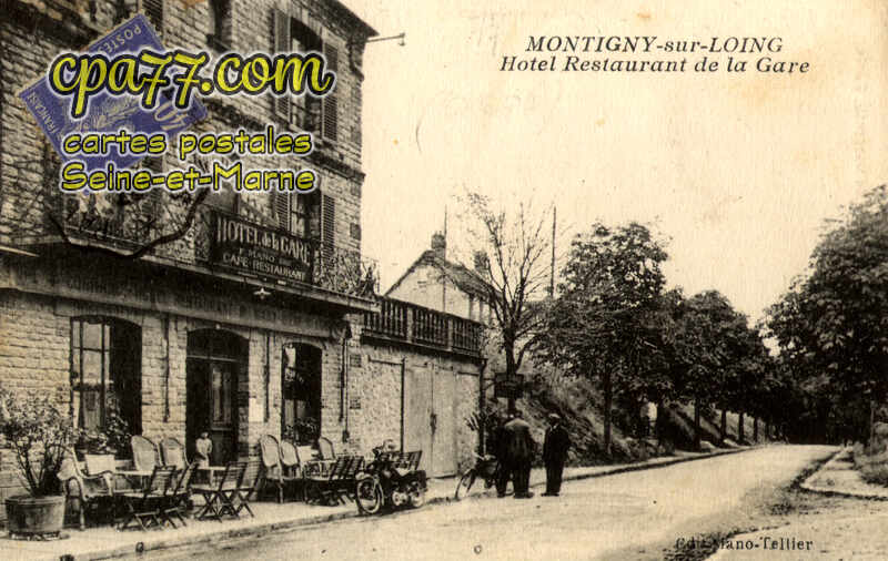 Montigny Sur Loing (Seine-et-Marne) - Hôtel-Restaurant de la Gare