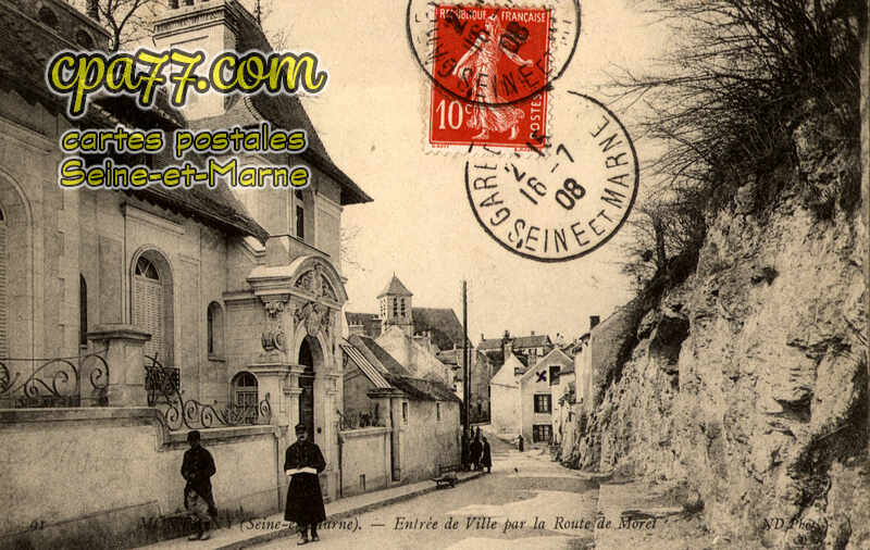 Montigny Sur Loing (Seine-et-Marne) - Entrée de Ville par la Route de Moret