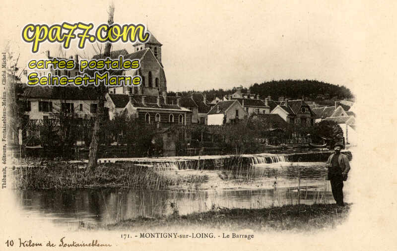 Montigny Sur Loing (Seine-et-Marne) - Le Barrage