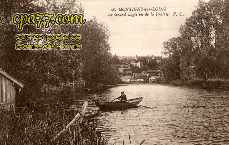 Montigny Sur Loing (Seine-et-Marne) - Le Grand Logis vu de la Prairie