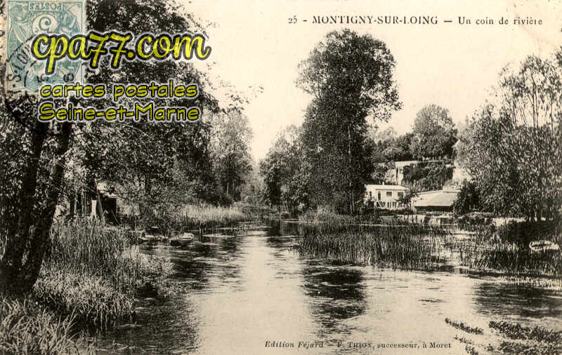 Montigny Sur Loing (Seine-et-Marne) - Un coin de rivière