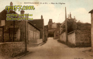 Montmachoux (Seine-et-Marne) - Rue de l&rsquo;Eglise