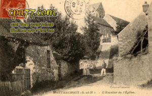 Montmachoux (Seine-et-Marne) - L&rsquo;Escalier de l&rsquo;Eglise