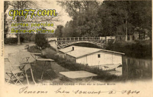 Montry (Seine-et-Marne) - Pont sur le Grand Morin