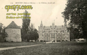 Montry (Seine-et-Marne) - Le Château, façade sud