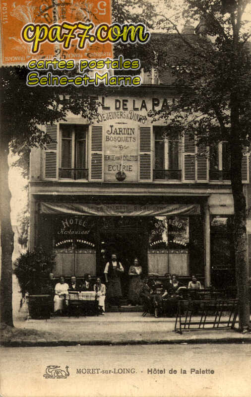 Moret Sur Loing (Seine-et-Marne) - Hôtel de la Palette