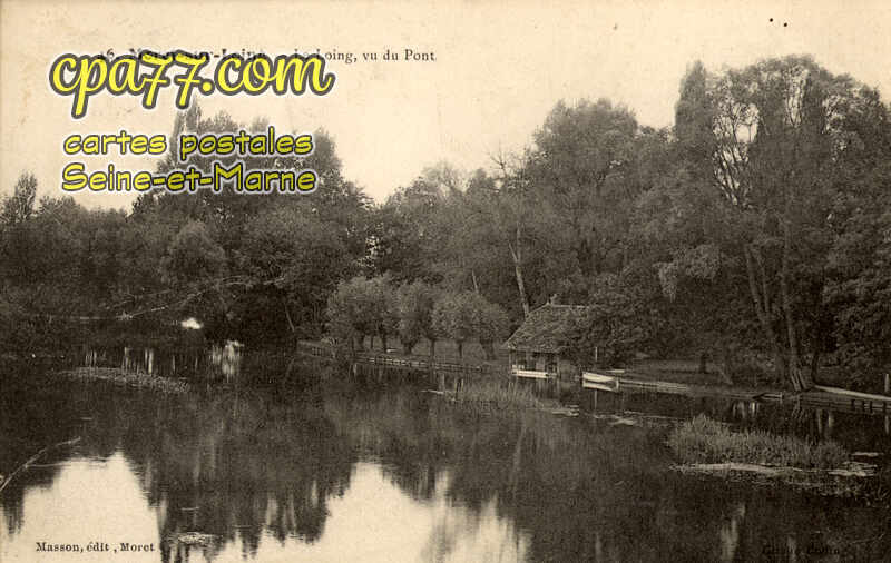 Moret Sur Loing (Seine-et-Marne) - Le Loing, vu du Pont