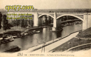 Moret Sur Loing (Seine-et-Marne) - Le Viaduc de Saint-Mammès et le Loing