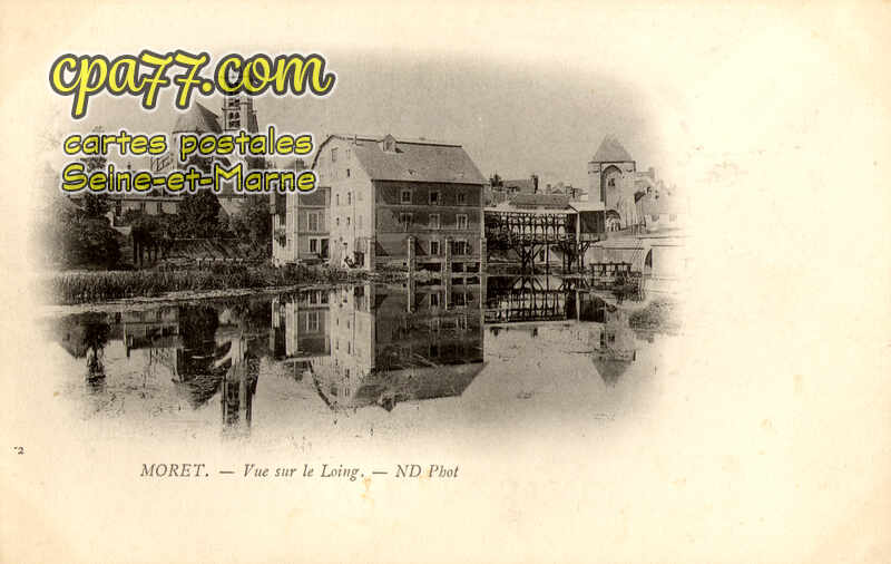 Moret Sur Loing (Seine-et-Marne) - Vue sur le Loing