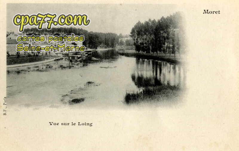 Moret Sur Loing (Seine-et-Marne) - Vue sur le Loing