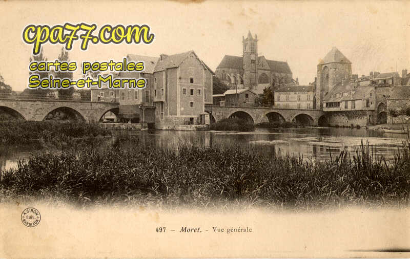 Moret Sur Loing (Seine-et-Marne) - Vue générale