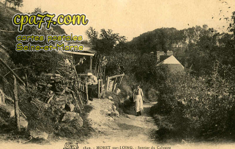 Moret Sur Loing (Seine-et-Marne) - Sentier du Calvaire