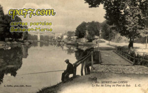 Moret Sur Loing (Seine-et-Marne) - Le Bas du Loing au Pont de Bois