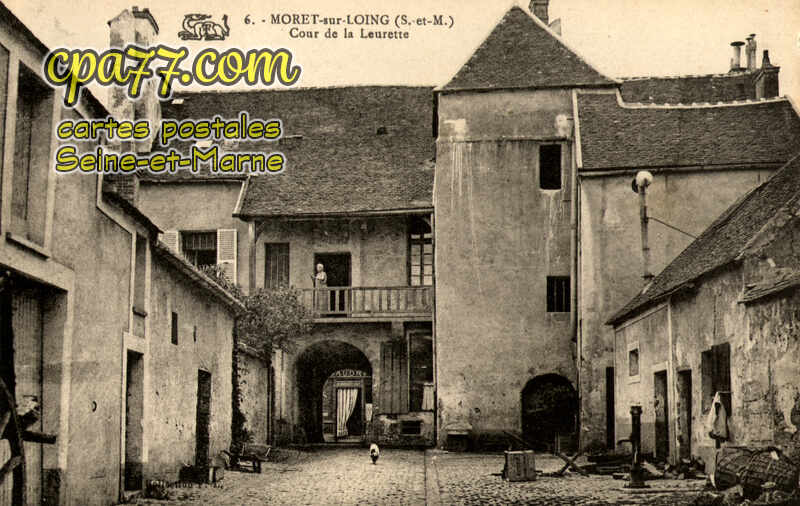Moret Sur Loing (Seine-et-Marne) - Cour de la Leurette