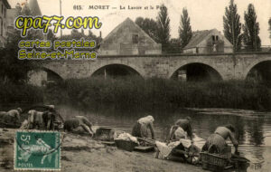 Moret Sur Loing (Seine-et-Marne) - Le Lavoir et le Pont